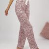 80156 Dewberry Women Pyjama Bottom-BORDEAUX