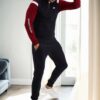 82501 Dewberry Mens Tracksuit Set-NAVY