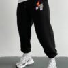 84184 Dewberry 3 Thread Mens Sweatpants-BLACK-1