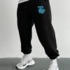 84184 Dewberry 3 Thread Mens Sweatpants-BLACK-BLUE