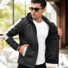 84690 Dewberry Seasonal Mens Jacket-BLACK-BEIGE