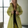 89762 Dewberry Waterproof Windproof Womens Raincoat-Khaki