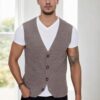 90862 Dewberry Mens Knitwear Vest-VISION