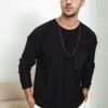 91626 Dewberry Knitwear Mens Sweater-BLACK