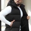 98149 Dewberry Hooded Mens Vest-BLACK