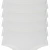 98545 Dewberry Women Panties High Waist Pack of 5-WHITE