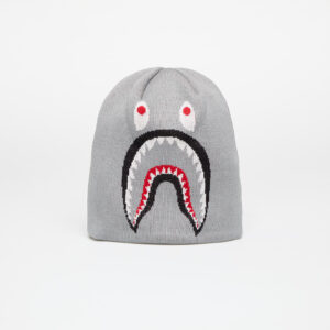 A BATHING APE 2nd Shark Knit Hat Gray Universal-alacsony-ár