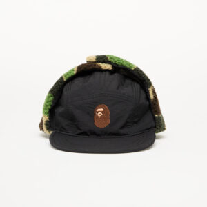 A BATHING APE Abc Camo Puffy Flight Cap M Black M-alacsony-ár