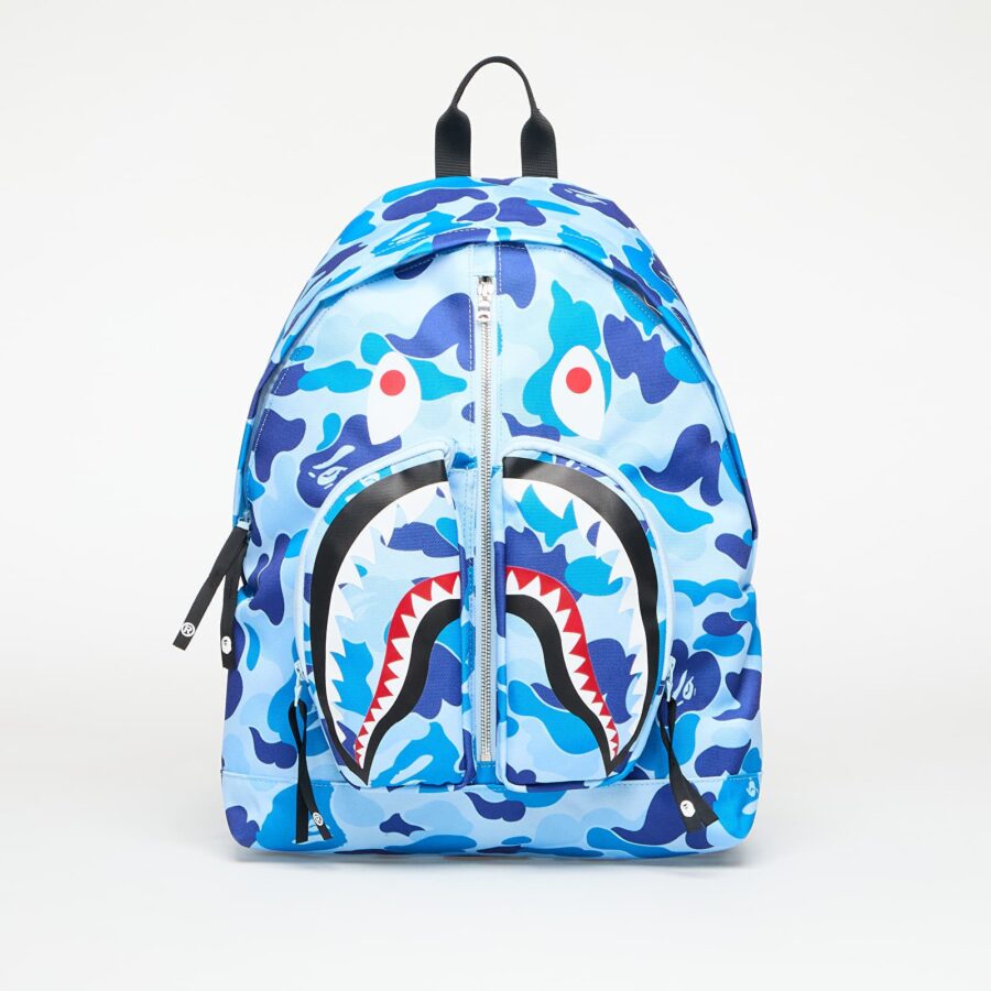 A BATHING APE Abc Camo Shark Daypack Blue Universal-alacsony-ár