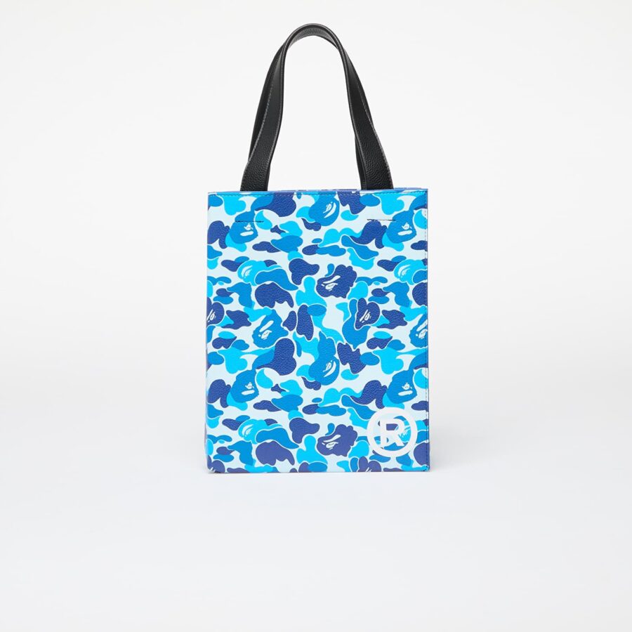 A BATHING APE Abc Camo Tote Bag Blue Universal-alacsony-ár