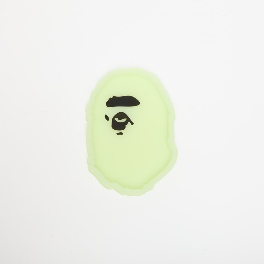 A BATHING APE Ape Head Glow In The Dark Tray Green Universal-alacsony-ár