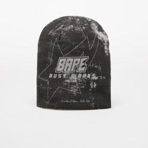 A BATHING APE Ape Head Knit Cap M Gray Universal-alacsony-ár