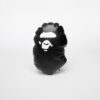 A BATHING APE Ape Head Pu Leather Cushion M Black Universal-alacsony-ár