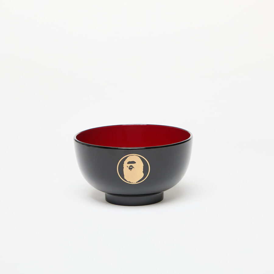 A BATHING APE Ape Head Soup Bowl M Black Universal-alacsony-ár