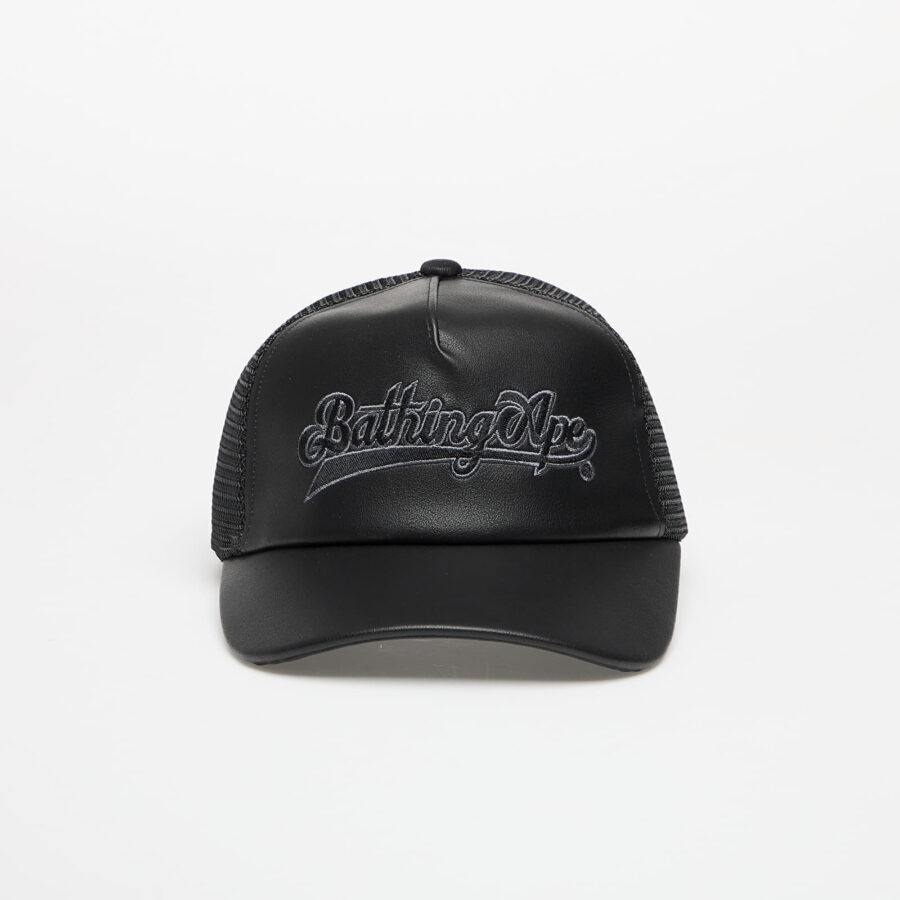 A BATHING APE Baseball Logo Mesh Cap Black Universal-alacsony-ár