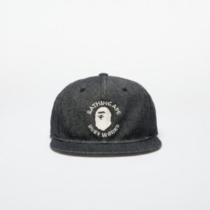 A BATHING APE Busy Work Denim Cap M Black Universal-alacsony-ár
