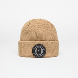 A BATHING APE Busy Work Knit Hat Beige Universal-alacsony-ár