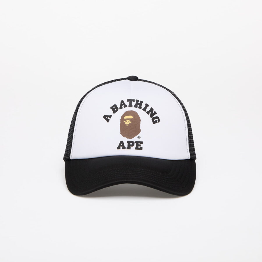A BATHING APE College Mesh Cap Black Universal-alacsony-ár