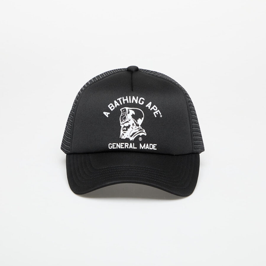 A BATHING APE General Mesh Cap Black Universal-alacsony-ár