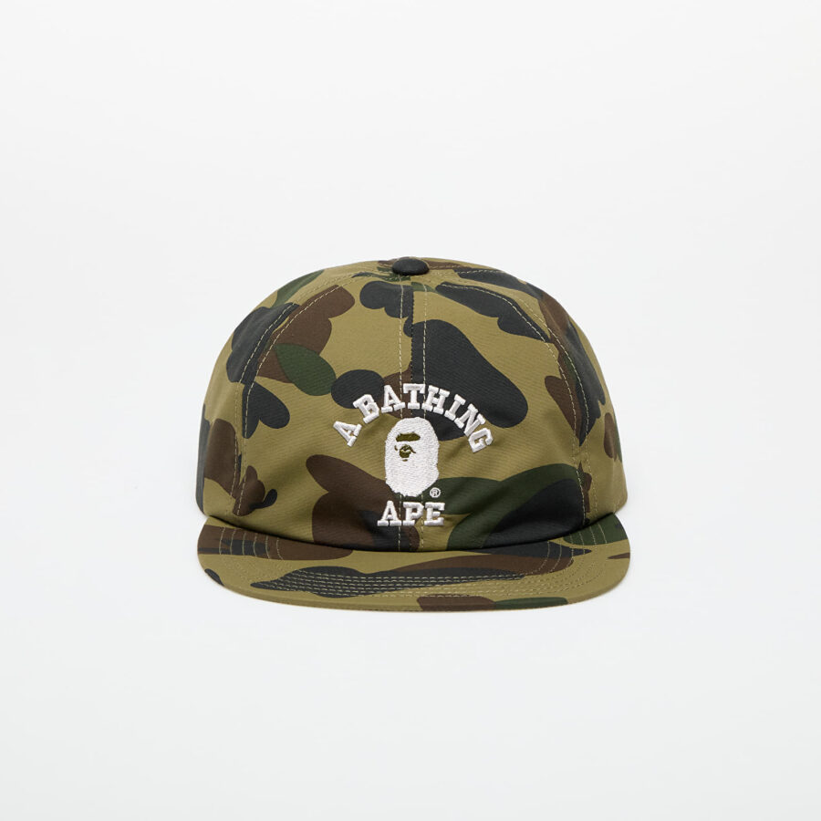 A BATHING APE Gore-Tex Wind Stopper 1St Camo Panel Cap Green Universal-alacsony-ár