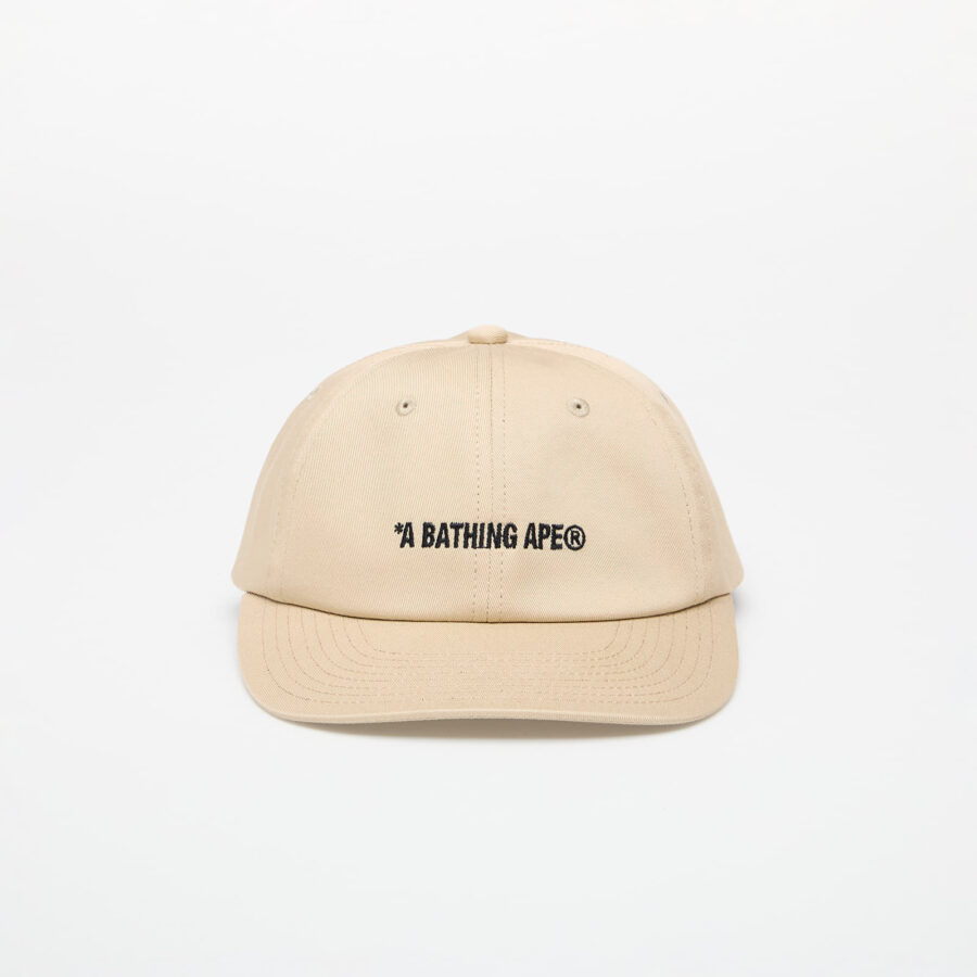 A BATHING APE Logo Cap Beige Universal-alacsony-ár