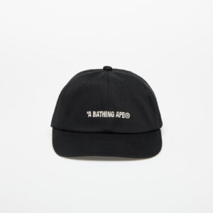 A BATHING APE Logo Cap Black Universal-alacsony-ár
