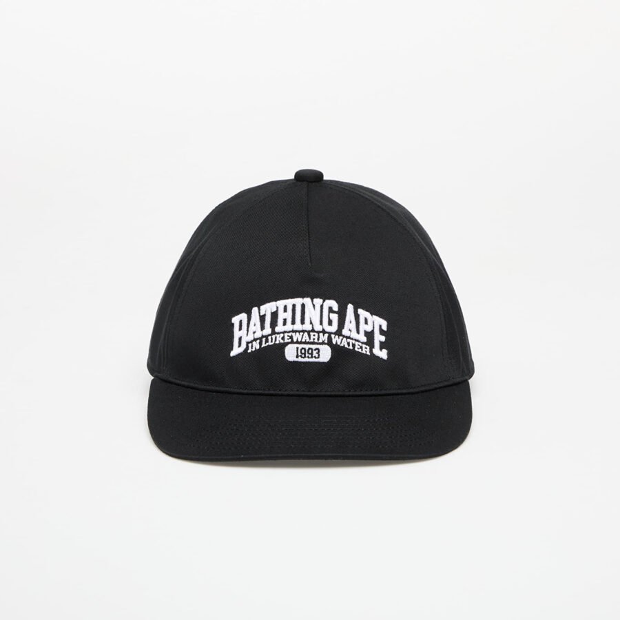 A BATHING APE Logo Cap Black Universal-alacsony-ár