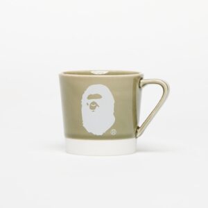 A BATHING APE Logo Porcelain Mug M Green Universal-alacsony-ár