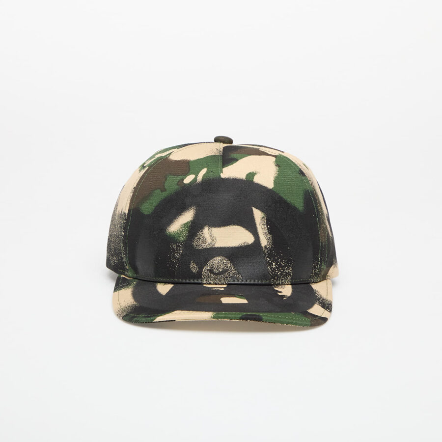A BATHING APE Map Camo Cap Green Universal-alacsony-ár