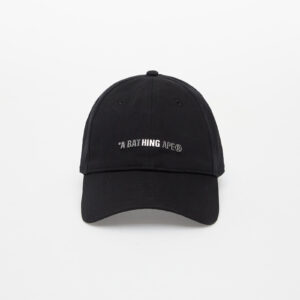 A BATHING APE Metal Logo Pin Cap Black Universal-alacsony-ár
