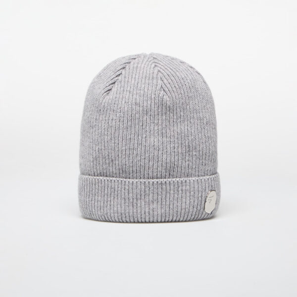 A BATHING APE One Point Knit Cap M Gray Universal-alacsony-ár