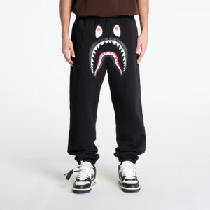 A BATHING APE Shark Regular Fit Sweat Pants UNISEX Black M-alacsony-ár