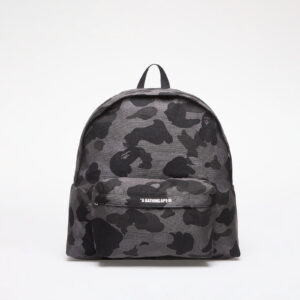 A BATHING APE Solid Camo Jacquard Daypack Black Universal-alacsony-ár