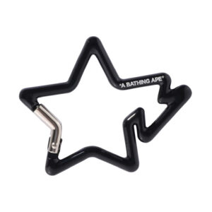 A BATHING APE Sta Carabiner Black Universal-alacsony-ár