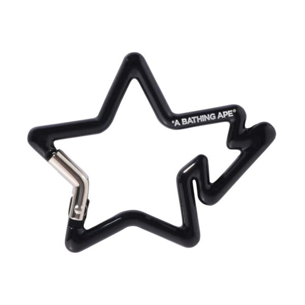 A BATHING APE Sta Carabiner Black Universal-alacsony-ár