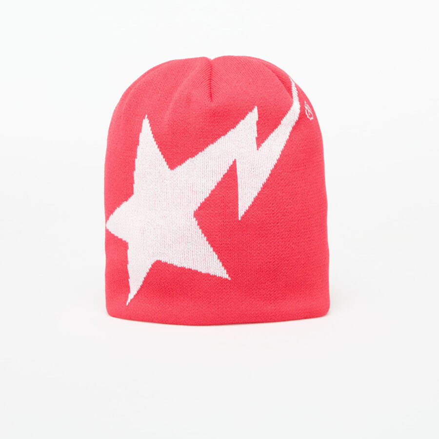 A BATHING APE Sta Knit Cap Red Universal-alacsony-ár