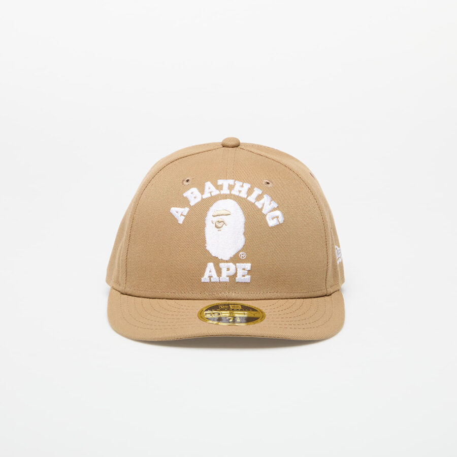 A BATHING APE x New Era 59Fifty Low Profile Cap Beige M-alacsony-ár