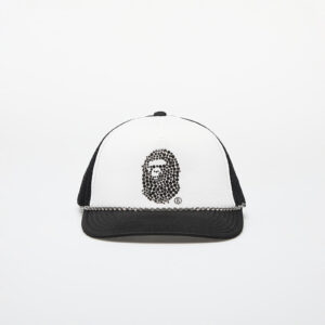 A BATHING APE x SWAROVSKI Rhinestone Ape Head Mesh Cap M Black Universal-alacsony-ár
