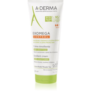 A-Derma Exomega Control Emollient Cream testápoló krém nagyon száraz
