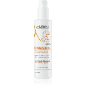 A-Derma Protect Kids Children Invisible Spray védő napozótej spray formában SPF 50+ gyermekeknek 200 ml-Eredeti
