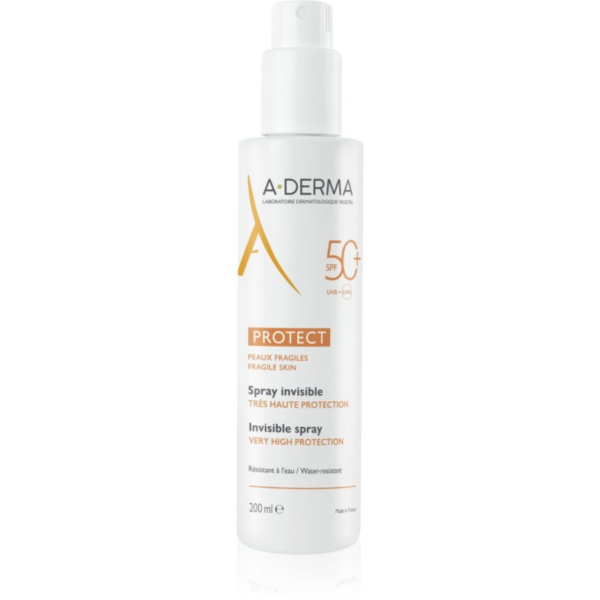 A-Derma Protect Spray bőrvédő tej spray formában SPF 50+ 200 ml-ár