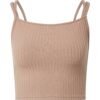 A LOT LESS Top 'Anaida'  taupe-hu
