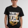 A black t-shirt you're about to burn