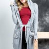 A cape of mine... Mi with patch pockets gray