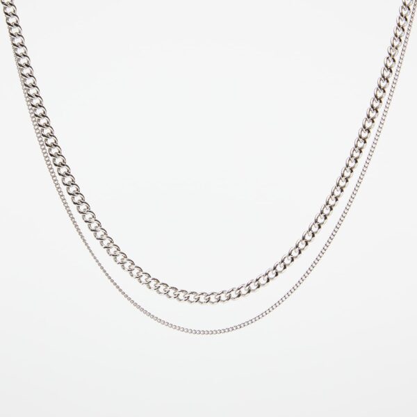 A.P.C. Collier Minimal Necklace Silver Universal-alacsony-ár