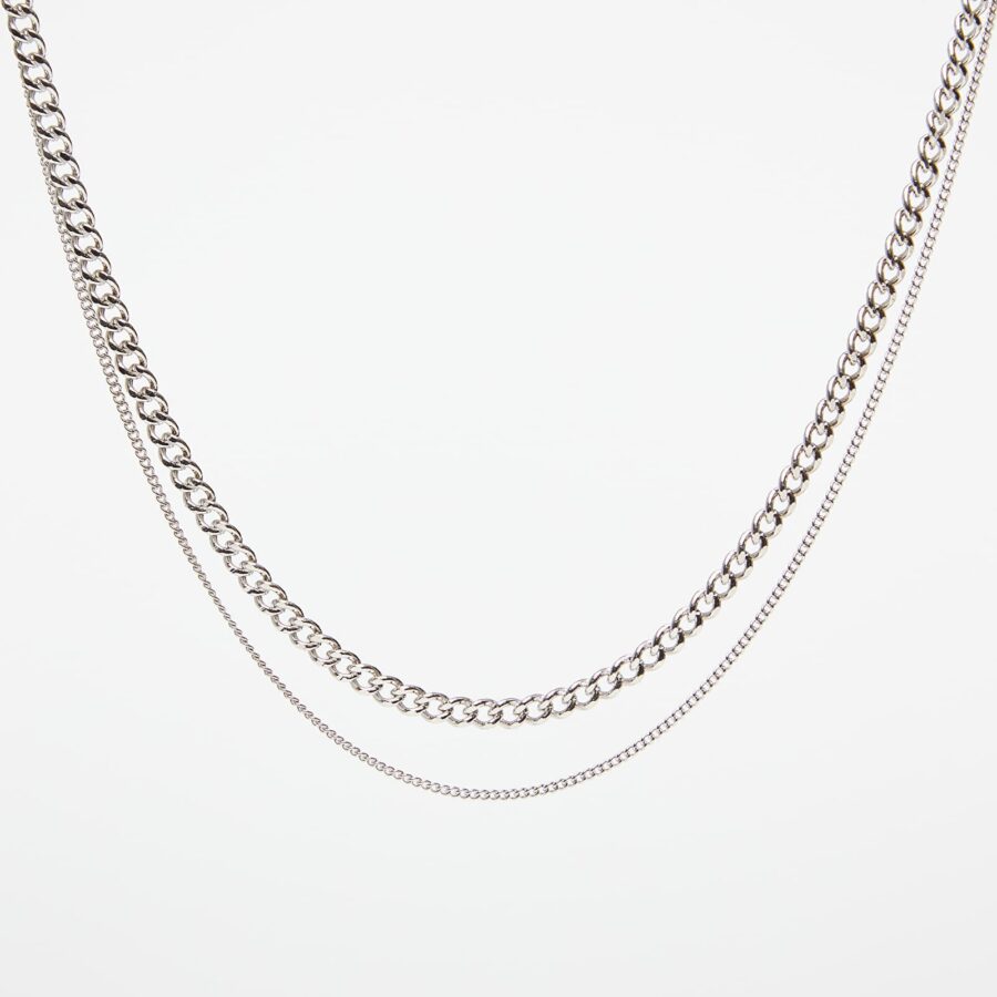 A.P.C. Collier Minimal Necklace Silver Universal-alacsony-ár