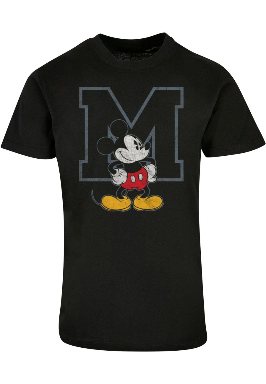 ABSOLUTE CULT Póló 'Mickey Mouse - Classic'  mustár / piros / fekete / fehér-Ár