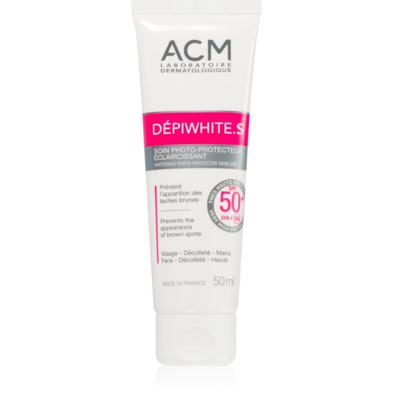 ACM Dépiwhite S védőkrém az arcra és dekoltázsra SPF 50+ 50 ml-Ár