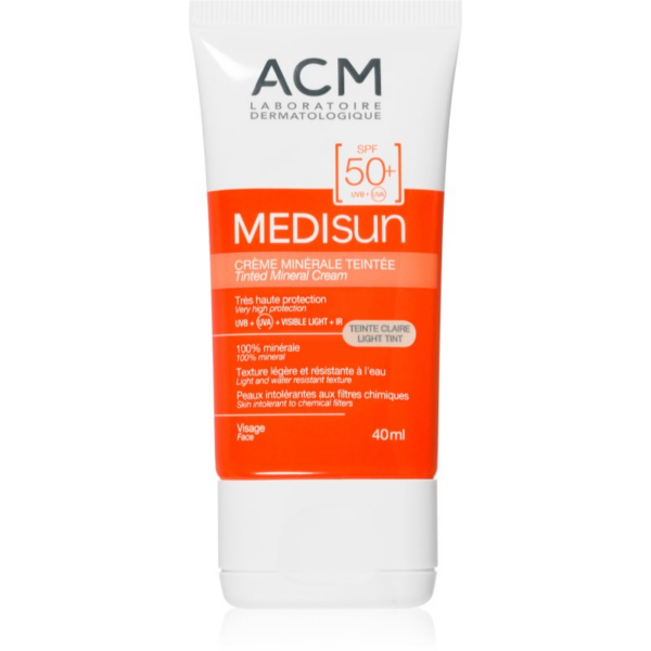 ACM Medisun ásványi hidratáló és tonizáló krém SPF 50+ árnyalat Light Tint 40 ml-Ár