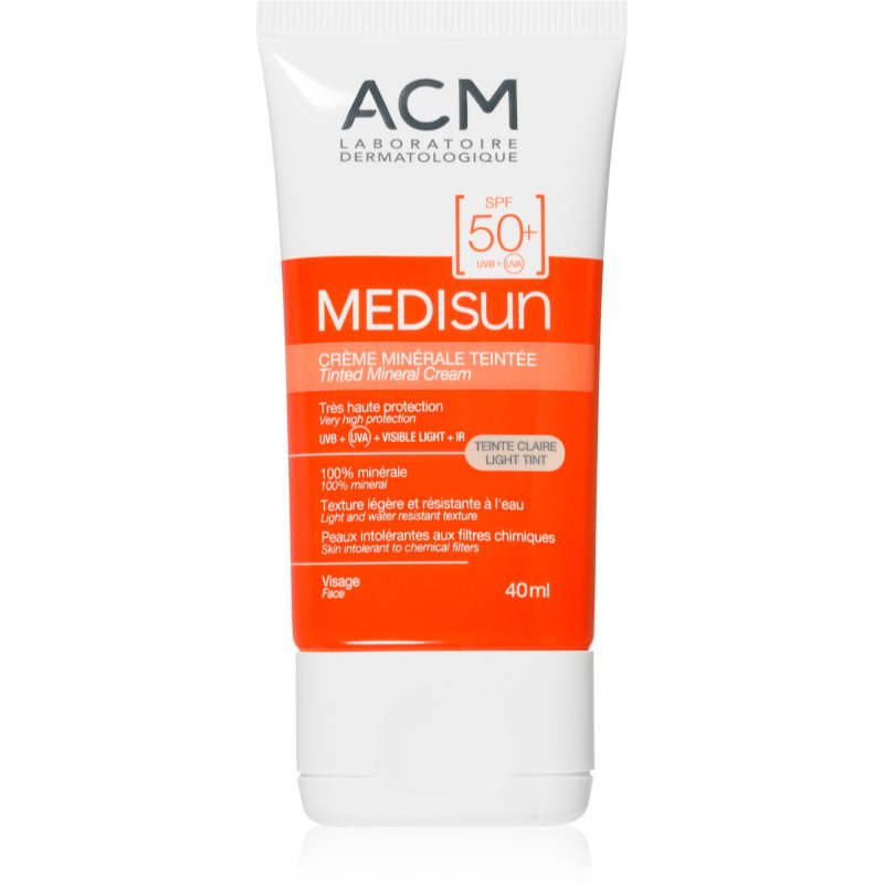 ACM Medisun ásványi hidratáló és tonizáló krém SPF 50+ árnyalat Light Tint 40 ml-Ár